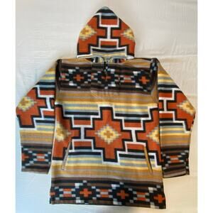 El Paso Saddleblanket Southwest Fleece Pullover. SZ Med